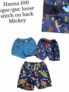 Hanna Andersson size 4 swim trunks boys bundle